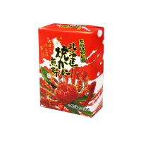 日本北海道限定帝王蟹餅仙貝 14枚/盒 2盒組(仙貝禮盒)