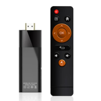 Q6 Mini TV Stick Android 10 2.4G+5G Wifi+BT4.0 H313 Quad Core A53 Smart TV Box Android TV Stick PK DQ03 Durable Easy Install
