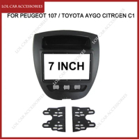 For Peugeot 107 / TOYOTA Aygo CITROEN C1 2005-2014 Car Radio Android Stereo MP5 Player 2 Din Head Unit Fascia Dash Frame Cover