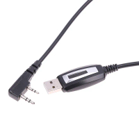 Kabel Pengaturcaraan USB, Untuk Baofeng UV-5R dan UV5R, Termasuk CD Pemacu, Radio Dua Hala, Radio Dw