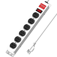 【成電牌】1開6插鐵殼延長線4.5m(MT-5162)