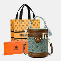 Tas Sling Bag Selempang Tabung Xuan Ni Crown Paper Bag Sertifikat Korean Style Trendy Terbaru