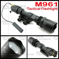 美式M961款LED強光戶外戰術電筒/固定導軌夾具版戰術頭盔照明燈