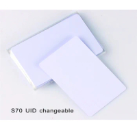 2pcs 13.56Mhz UID 4k S70 UID Changeable Rewritable Writeable RFID Copy Clone