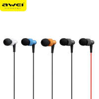 AWEI AWEI ES-390IW 3.5MM 帶控制入耳式耳機 白色