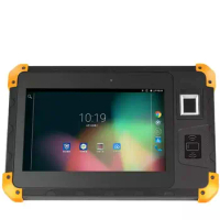 8 Inch Android 9.0 2GB RAM 16GB ROM Fingerprint 3.7v 10000mAh Industrial Handheld Rugged Tablet PC With 2D QR Scanner