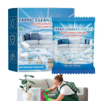 Sofa Cleaning Tablet Couch Cleaner And Stain Remover Effective Easy Multifunctional Fabric Cleaner Tablet Protect And Deep Clean