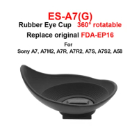 ES-A7(G) Rubber 360° rotatable Eye cup Eyepiece replace Sony FDA-EP16 for Sony A7R,A7R II,A7,A7II,A7S,A7S II,A58
