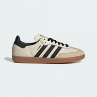 【adidas 愛迪達】休閒鞋 女鞋 運動鞋 三葉草 SAMBA OG W 奶茶 ID0478