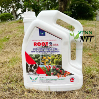 (TƯỚI GỐC) Phân bón hữu cơ ROOT 2 USA (5 Lít) bung đọt mạnh, trái lớn nhanh, chống vàng lá, xoắn nhỏ