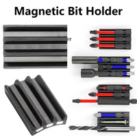 Small Magnetic Bit Holder For Milwaukee Impact Drivers Drills Holder Stand With Adhesive Drill Bits Drill Power Tool Holder Part