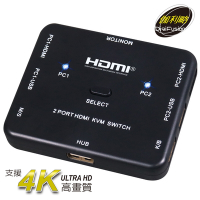 伽利略 HDMI KVM 電腦切換器 2埠(HKVM2S)