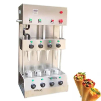 Sweet cone pizza oven, handheld pizza machine, spiral pizza forming machine