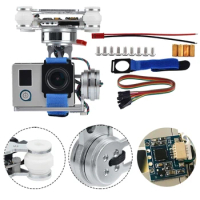 3-Axis Brushless Gimbal Camera Mount &amp; 32bit Storm32 Controller Broad For Gopro3/Gopro4/SJ4000/Xiaoyi FPV Camera