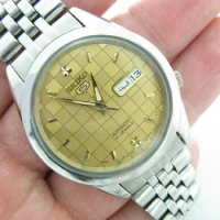 Arabic "Mosaic dial" Seiko No. 5 automatic men's watch 7S26A movement