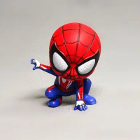 8cm Fight Spider-Man Figure Avengers GK Model Action Figure PVC Collection Desktop Cake Ornament Toys for Children Kids Gifts