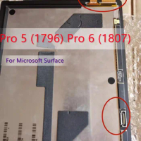 New For Microsoft Surface Pro 5 (1796) Pro 6 (1807) LCD Display Touch Screen Digitizer Assembly For Surface pro5 pro6 LP123WQ1