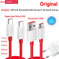 oneplus original dash warp charger Data cable USB Type C chip fast charge cables 1m 2m for one plus 7t 7pro 8pro 8t 9pro 9r Nord