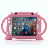 Shockproof EVA cover case For Apple iPad mini 1 2 3 123 Kids Soft Cover Silicone Back Case For iPad mini 4 mini4 tablet + Pen