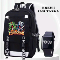 Tas Sekolah Anak Laki Laki Perempuan Karakter Roblox Zombie Anime Game Tas Ransel Anak Sekolah Cowok