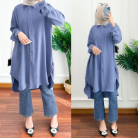 CALANA TUNIK CRINKLE POLOS