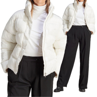 Adidas OG Short Vegan Puffer 女款 白色 鋪棉 蓬鬆感 保暖 外套 IJ8236