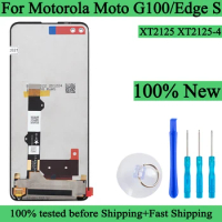 XT2125 XT2125-4 100% Test Premium Lcd For Motorola Moto G100 Display Touch Screen Digitizer Panel Assembly For Motorola Edge S
