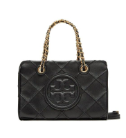 湯麗柏琦 - Tory Burch Fleming 柔軟鏈條迷你托特包 152334 黑色 1pc