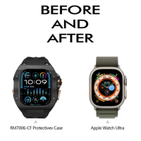 For Apple Watch Ultra2 49mm titanium Modification Kit Luxurious, fashionable and conveniently modifi