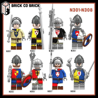 Đồ chơi Nhân vật Mô hình lắp ráp Lính Trung Cổ Lord of the Rings N301-N308