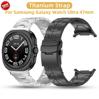 三星 Samsung Galaxy Watch Ultra 47mm 錶帶 高級 鈦合金 輕量 純鈦帶