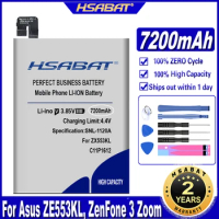 HSABAT 7200mAh C11P1612 Battery for Asus ZE553KL, ZenFone 3 Zoom, ZenFone 3 Zoom Dual SIM LTE, Zenfone 3 Zoom Z01HDA
