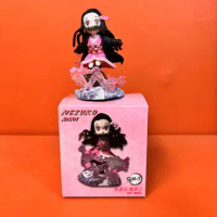 8cm Demon Slayer Anime Figure Kamado Nezuko PVC Action Figure Kimetsu No Yaiba Mitsuri/Shinobu Figurine Model Doll Toy Q version