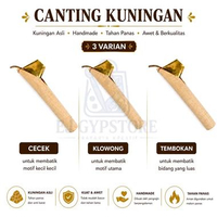Canting kuningan batik tulis ( tersedia 3 ukuran) prakarya batik klowong