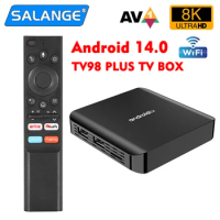Smart TV Box Android 14 H313 1GB 8GB 2GB 16GB AV1 8K Dual WIFI 6 TV98 PLUS TV Set Top Box Media Player TV Box