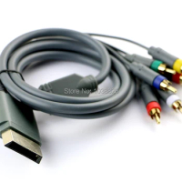50pcs/lot BY DHL New Component Composite Video AV Cable Cord Wire For Official for Xbox360 XBOX 360