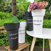 花尋禮韻醒花桶插花花瓶養花家用花桶塑料大號鮮花桶水桶花店花器
