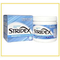 STRIDEX 施顏適水楊酸清潔祛痘棉片1%濃度55片 ESSENTIAL WITH VITAMINS SALICYLIC ACID 1% BLUE 55 SOFT TOUCH PADS