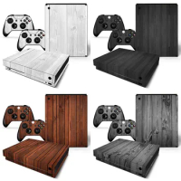 Wood Skin Sticker Decal For Microsoft Xbox One X Console and 2 Controllers For Xbox One X Skin Sticker Vinyl