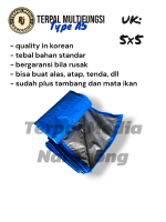 TERPAL PLASTIK UKURAN 5X5 METER A5 KOREA KUALITAS SEDANG/TERPAL JEMUR PADI