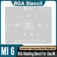 BGA Stencil For Xiaomi MI 6X Note 3 Redmi Note 5 Pro 4 4X MSM8953 MT6797 CPU Stencil Replanting tin seed beads BGA Stencil