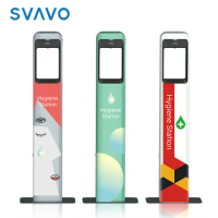 SVAVO Large 5L Hygiene Station with temperature sensor Automatic Soap Dispenser 75% alcohol Liquid