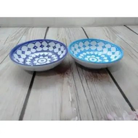 Pisin Piring Bulat Kecil Motif Unik Jadul Melamin Mengkilap Awet Tebal Tahan Panas Premium Onyx Diam