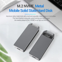 M2 SSD Case M.2 to USB Type C 3.1 Adapter High Speed 10Gbps 1TB SSD Enclosure for NVME PCIE SATA M/B Key SSD Disk Box SSD Caddy