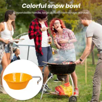 250ml Camping Bowl Food Grade BPA Free Heat-Resistant Scale Mark Design with Handle Outdoor Camping Sierra Cup Bowl Tableware