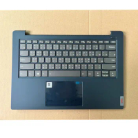 New Original For Lenovo Ideapad S340-14IWL S340-14API IIL Blue Laptop Palmrest Keyboard C Cover Touchpad Backlight 5CB0S18592