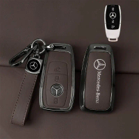 Sarung Penuh Kunci Kulit Kereta, LX, Pemegang Cangkang, Perlindungan untuk Mercedes Benz AMG W204 W2