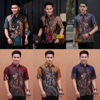 BAJU BATIK PRIA ABADI BATIK KEMEJA BATIK PRIA LENGAN PENDEK