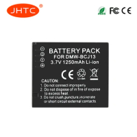 DMW-BCJ13 BP-DC10 Rechargeable Li-ion Battery for Panasonic Lumix DMC-LX5 LX5GK LX5K LX5W LX7 LX7GK LX7K 1250mAh Batterie