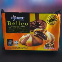 MYBIZCUIT Almento Melting Almond 96g / Bellco Belgium Choc Cookies 120g / Cemilan Keluarga Almond Le